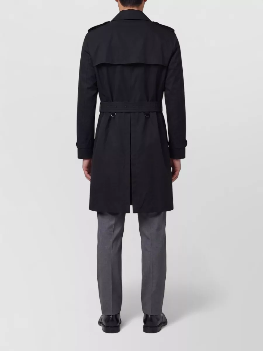 Burberry Cotton Belted Trench Coat