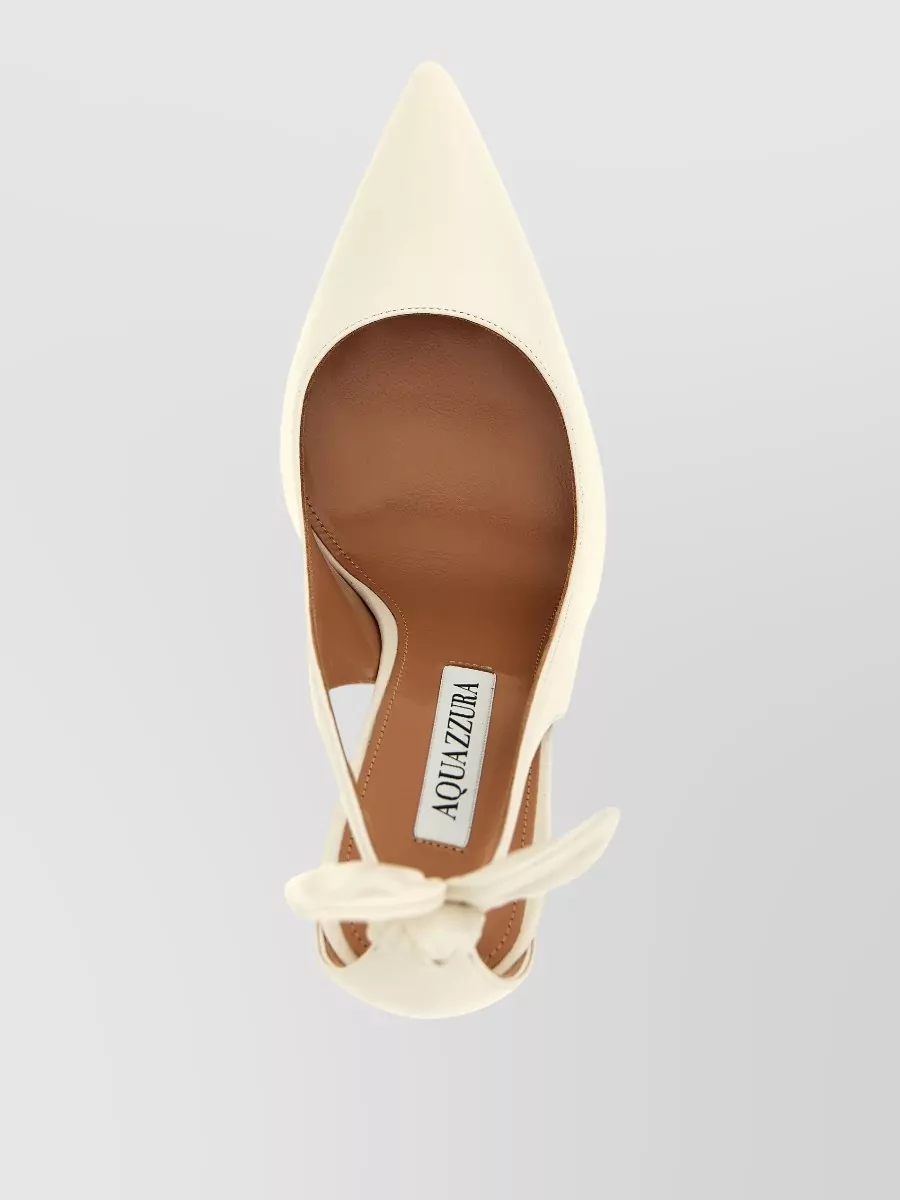 Aquazzura Leather Bow-Tie Pumps
