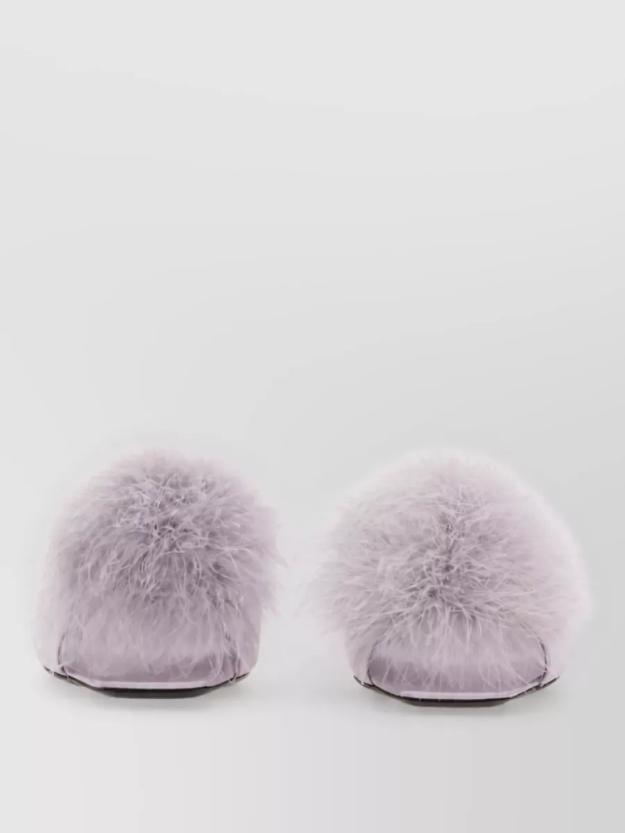 Saint Laurent Silk Mules