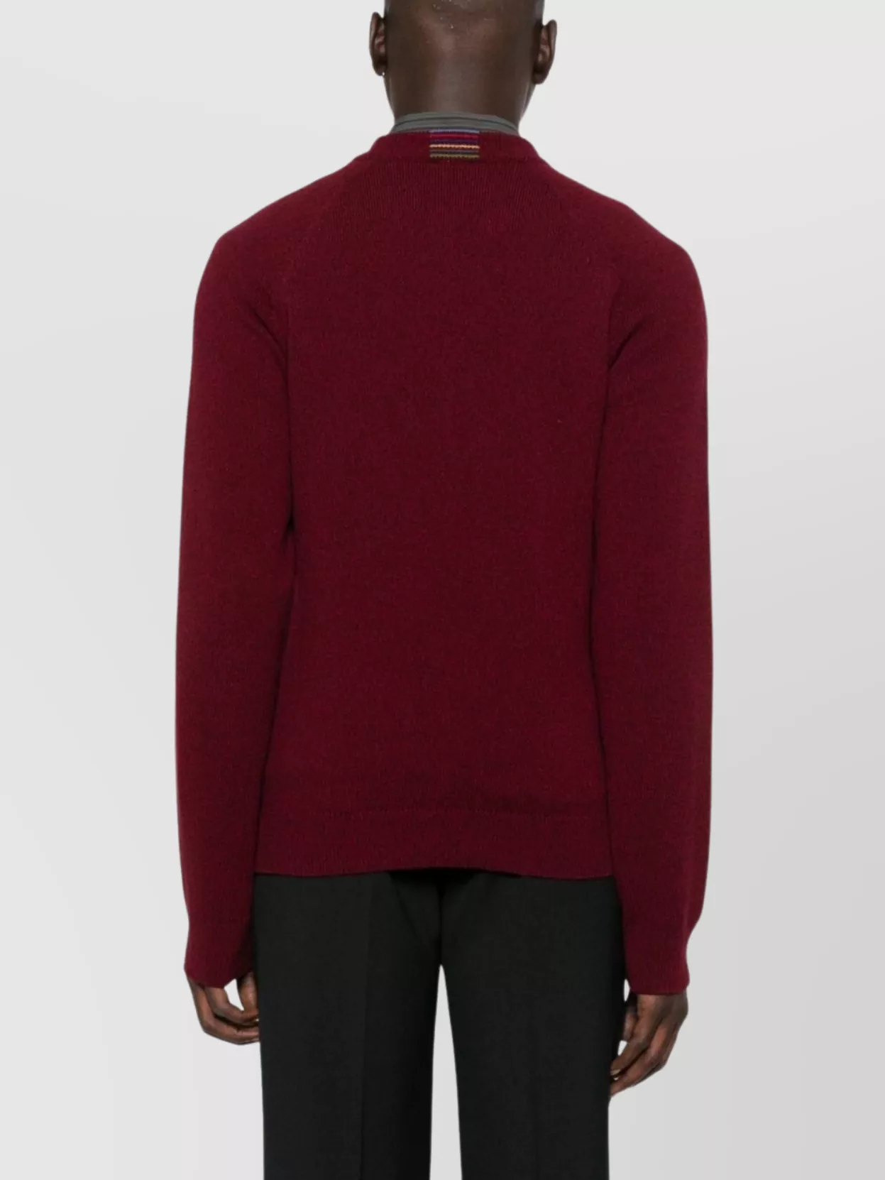 Paul Smith Crew Neck Knitted Sweater With Raglan Sleeves