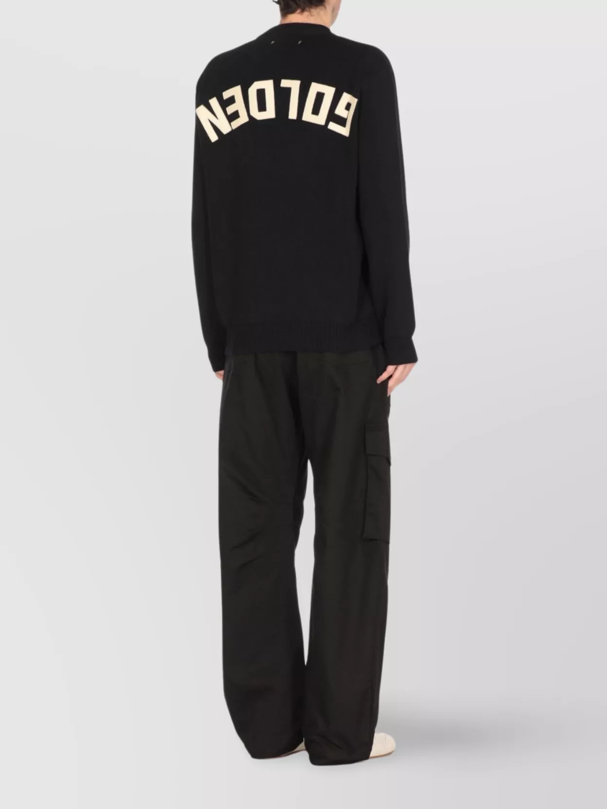 Golden Goose Ribbed Texture Crewneck Sweater