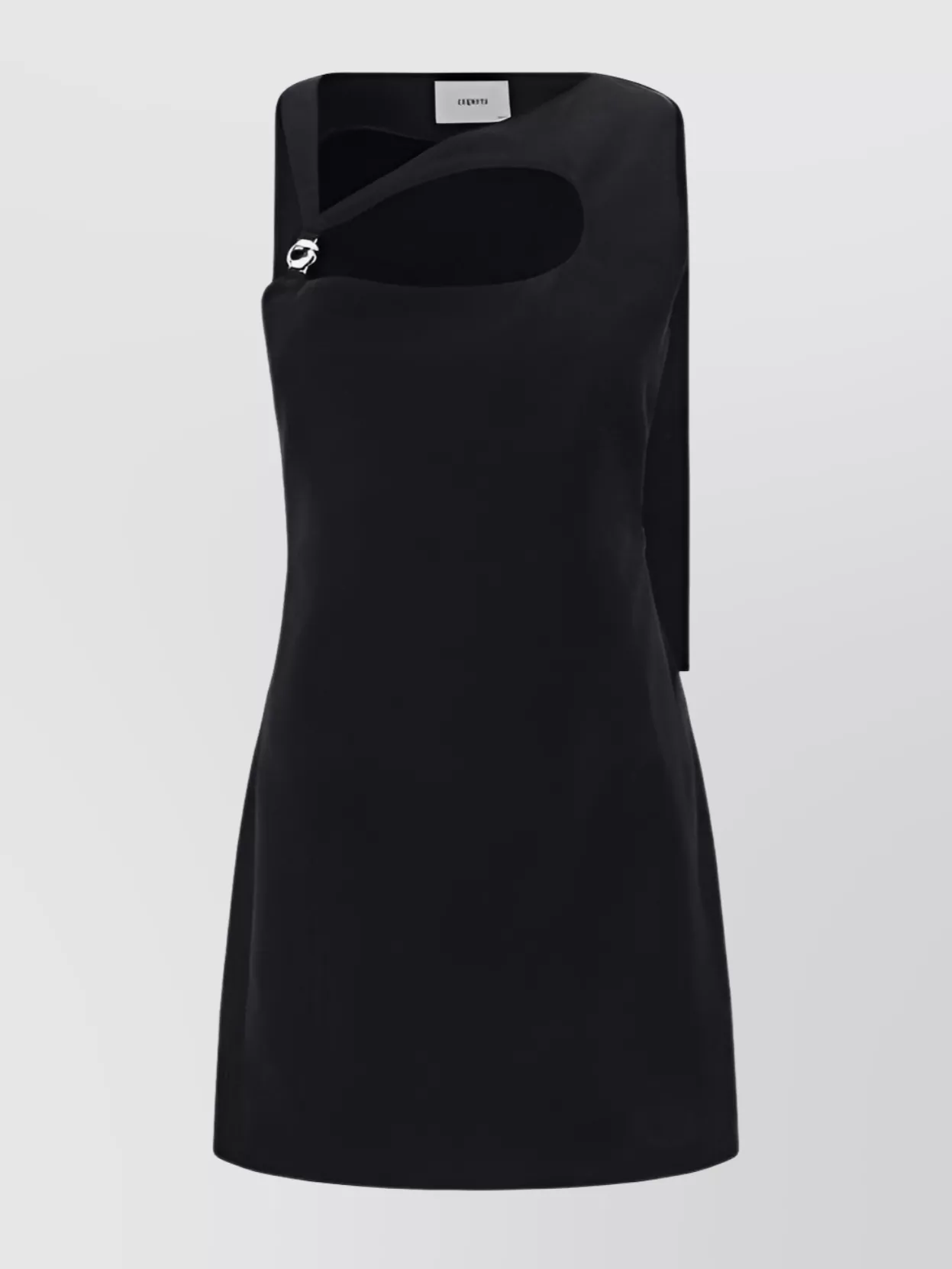 Shop Coperni Short Dress One-shoulder Detail