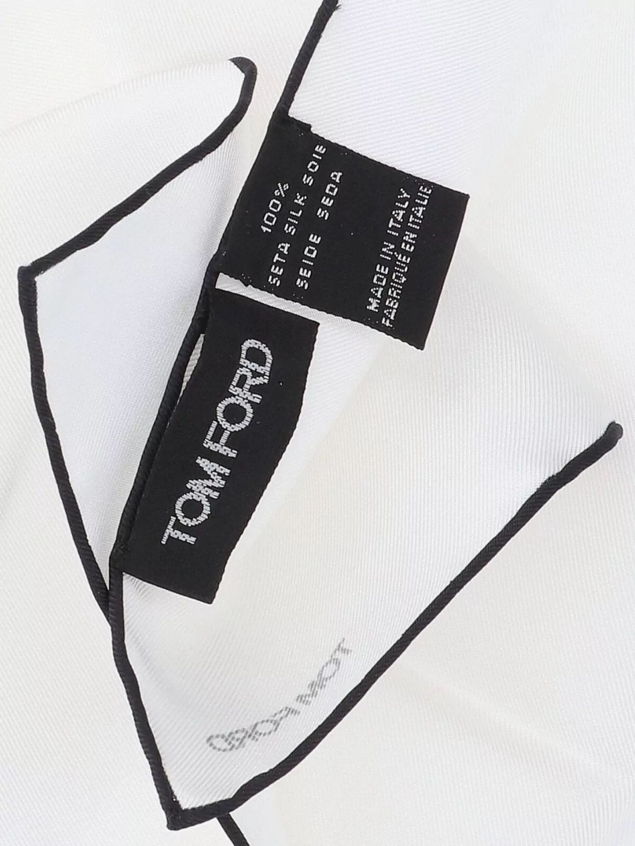 Tom Ford Square Scarf With Contrast Trim Detail
