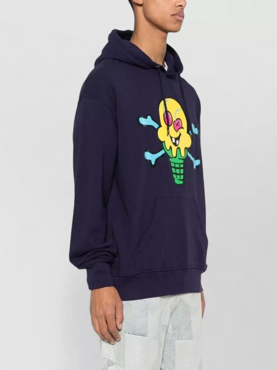 Icecream Cotton Graphic Print Hoodie