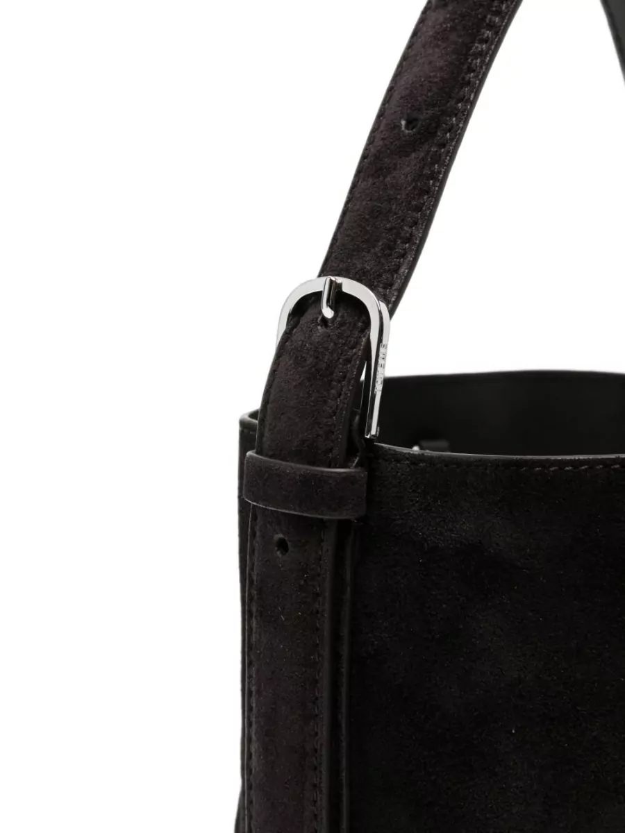 Totême Suede Leather Small Bucket Bag