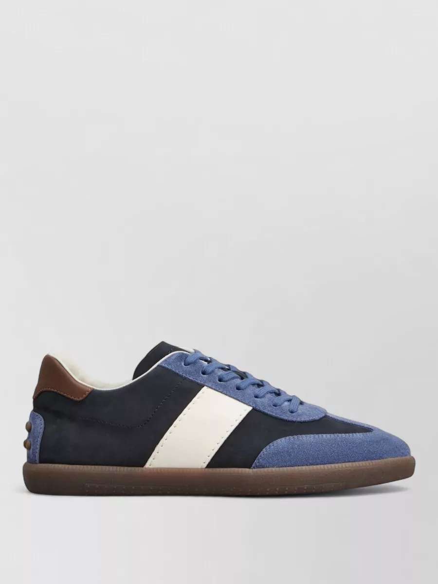 Tod's Low Top Sneakers Stripe Panel Heel Counter