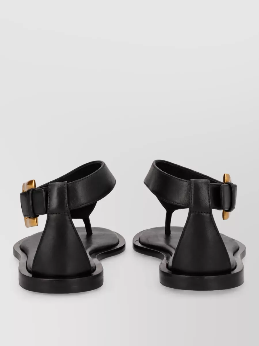 Balmain Leather Anthem Slides