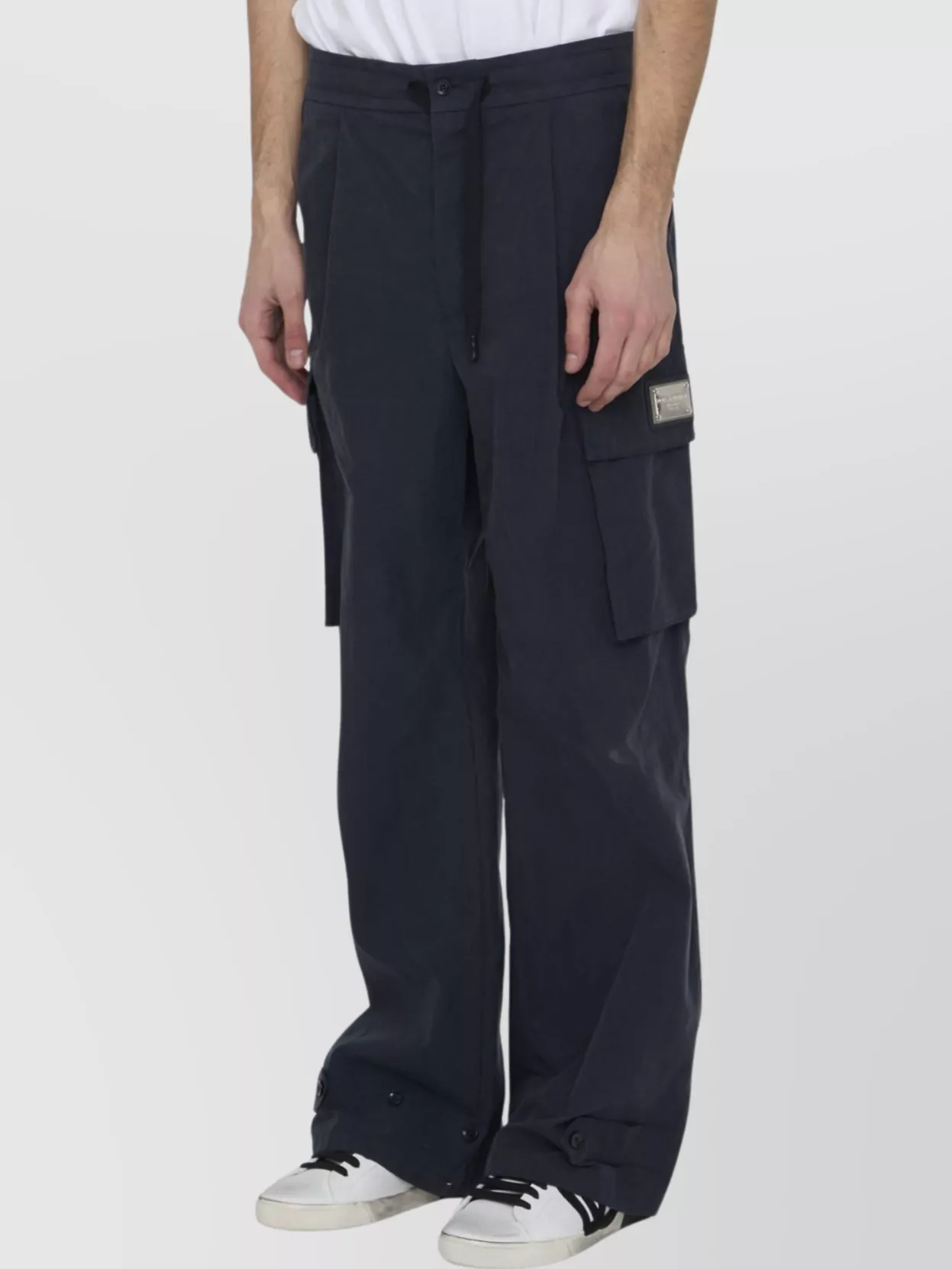 Marni Loose wide leg cotton pants | The Fashion Square