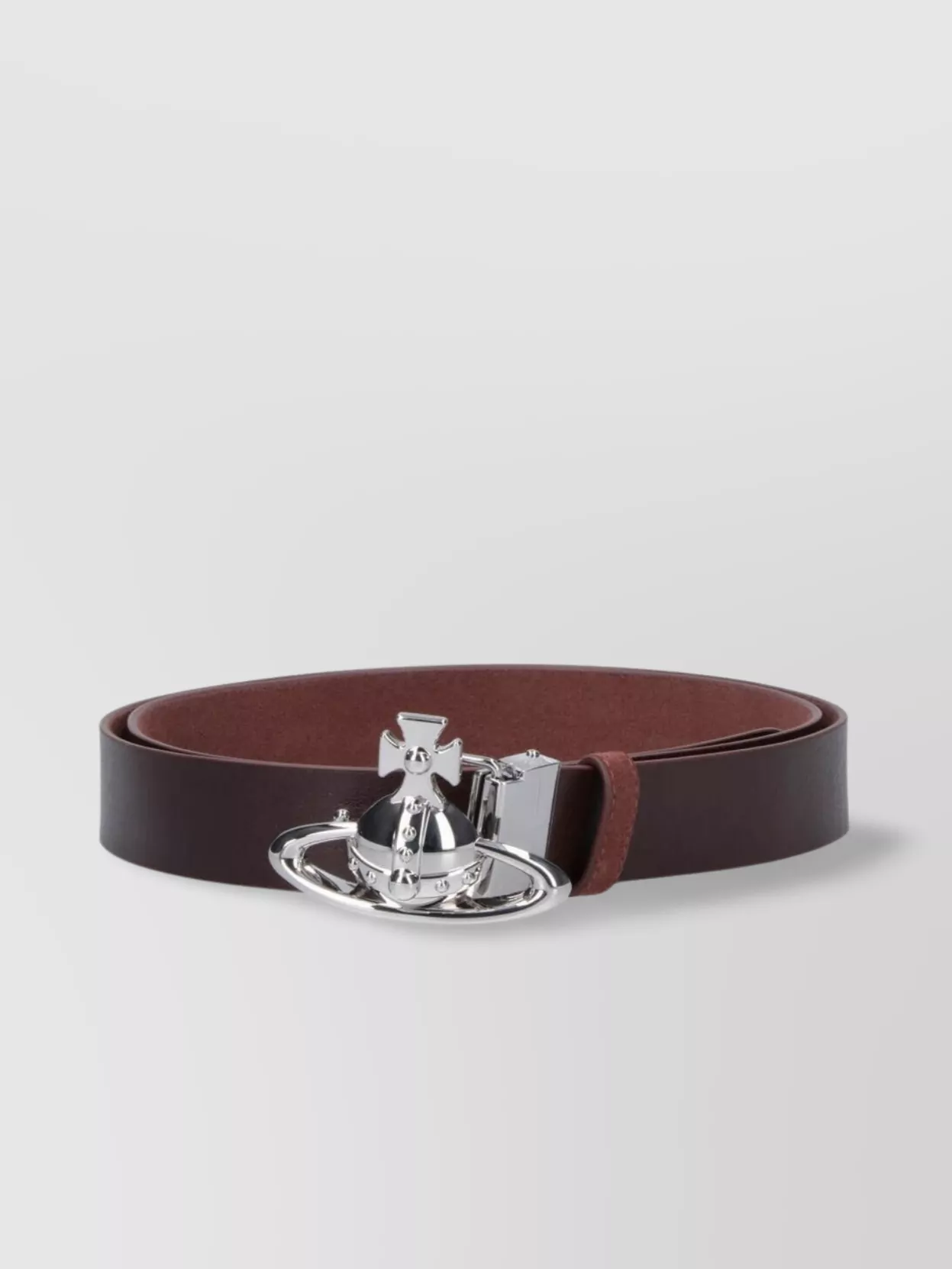 Vivienne Westwood Adjustable Length Silver-Tone Buckle Belts