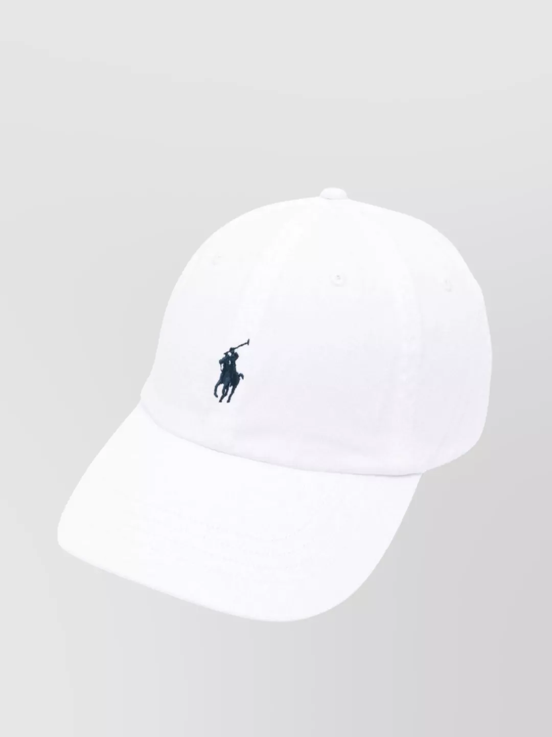 Shop Polo Ralph Lauren Signature Cap With Curved Brim And Ventilation In White