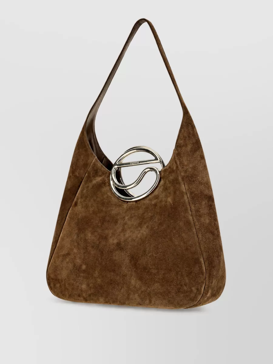 Coperni cabas suede leather tote bag