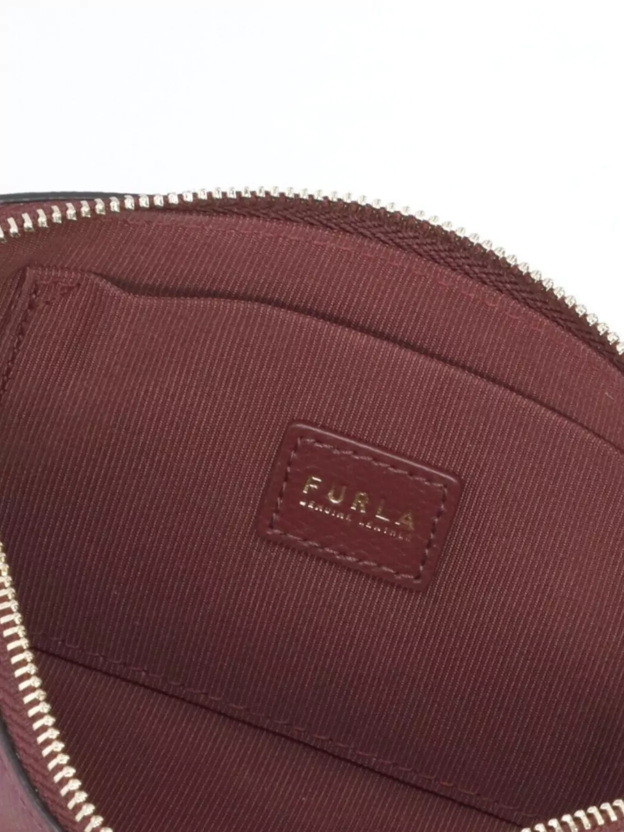 Furla Leather Textured Clutch Pochette
