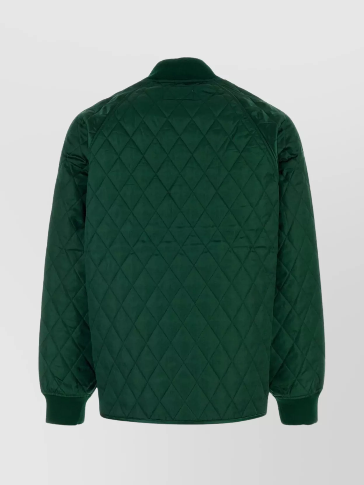 Carhartt Alumni Quilted Jacket With Embroidered Logo Detail In Green