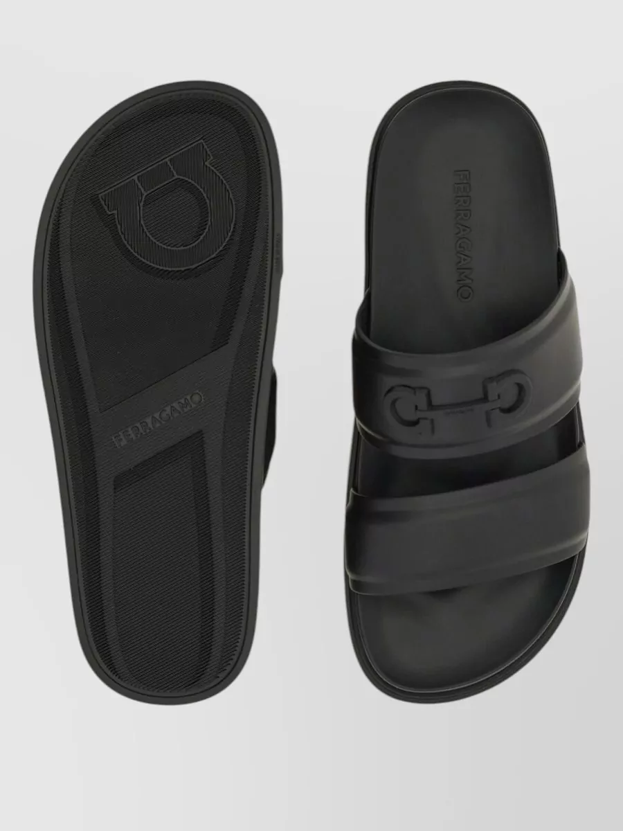 Ferragamo Rubber Slide Sandals