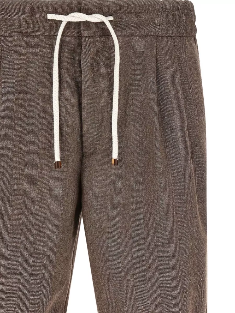 Brunello Cucinelli Linen Wool Bermuda Shorts