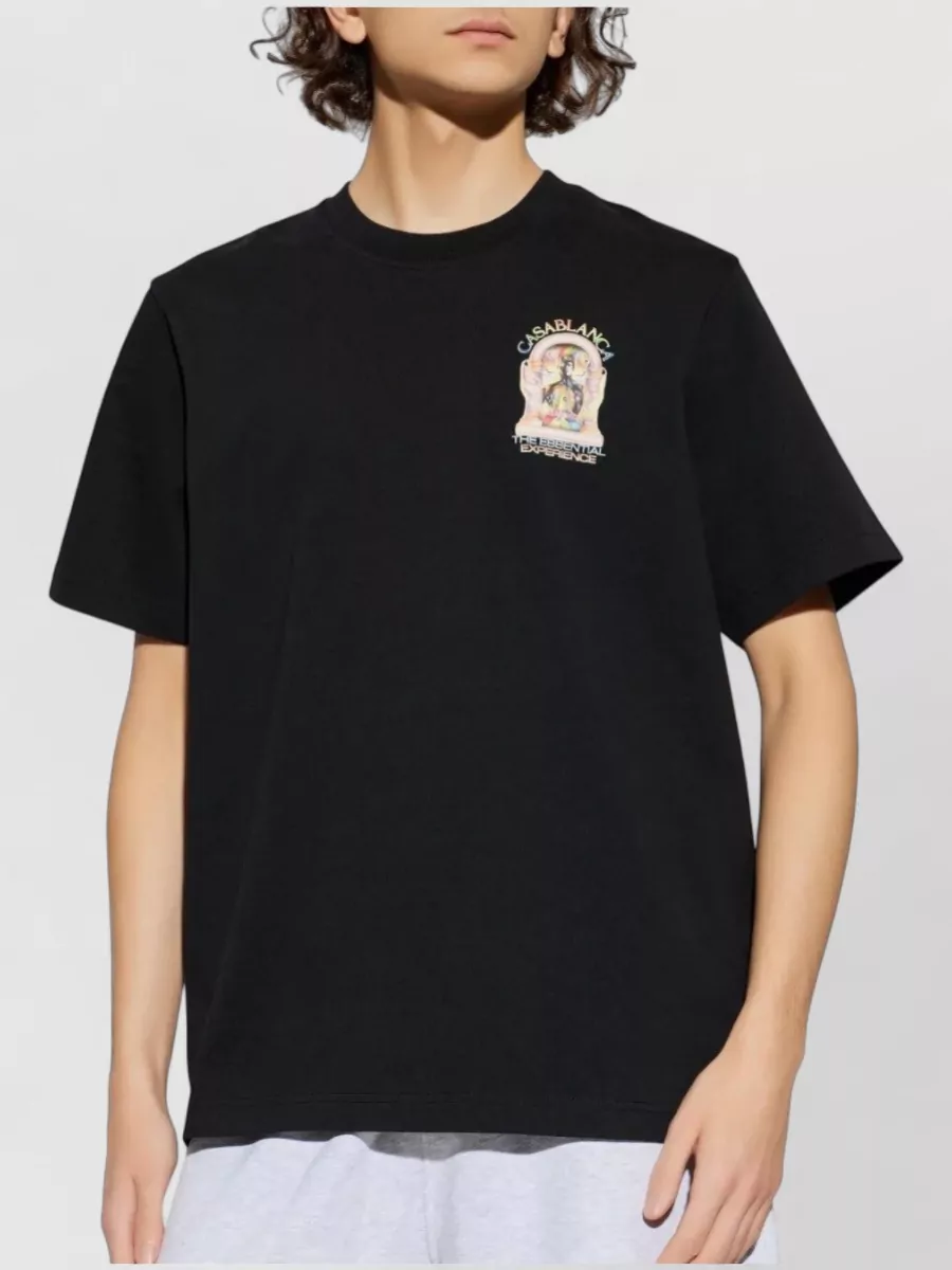 Casablanca Graphic-Print Crew-Neck Short-Sleeve T-Shirt