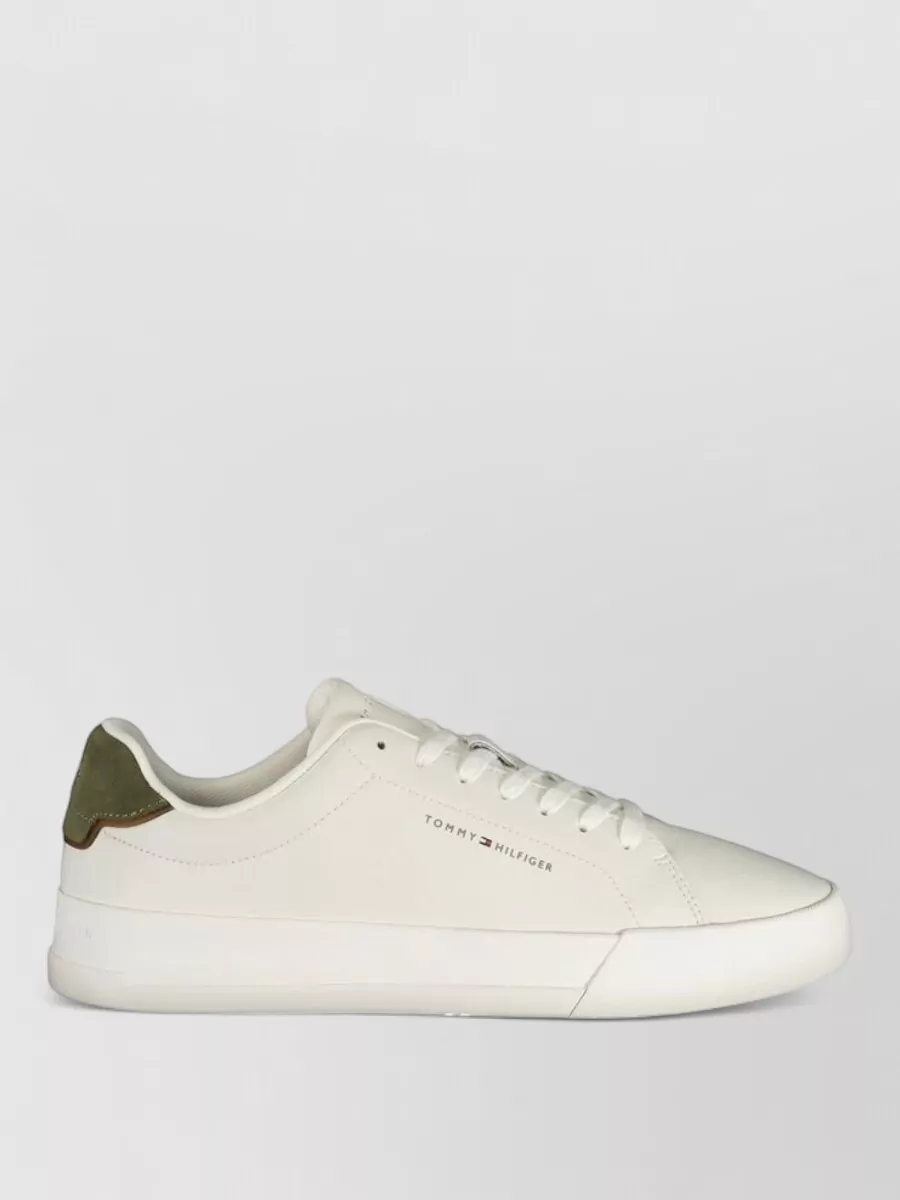 Tommy Hilfiger Leather Lace-Up Sneakers