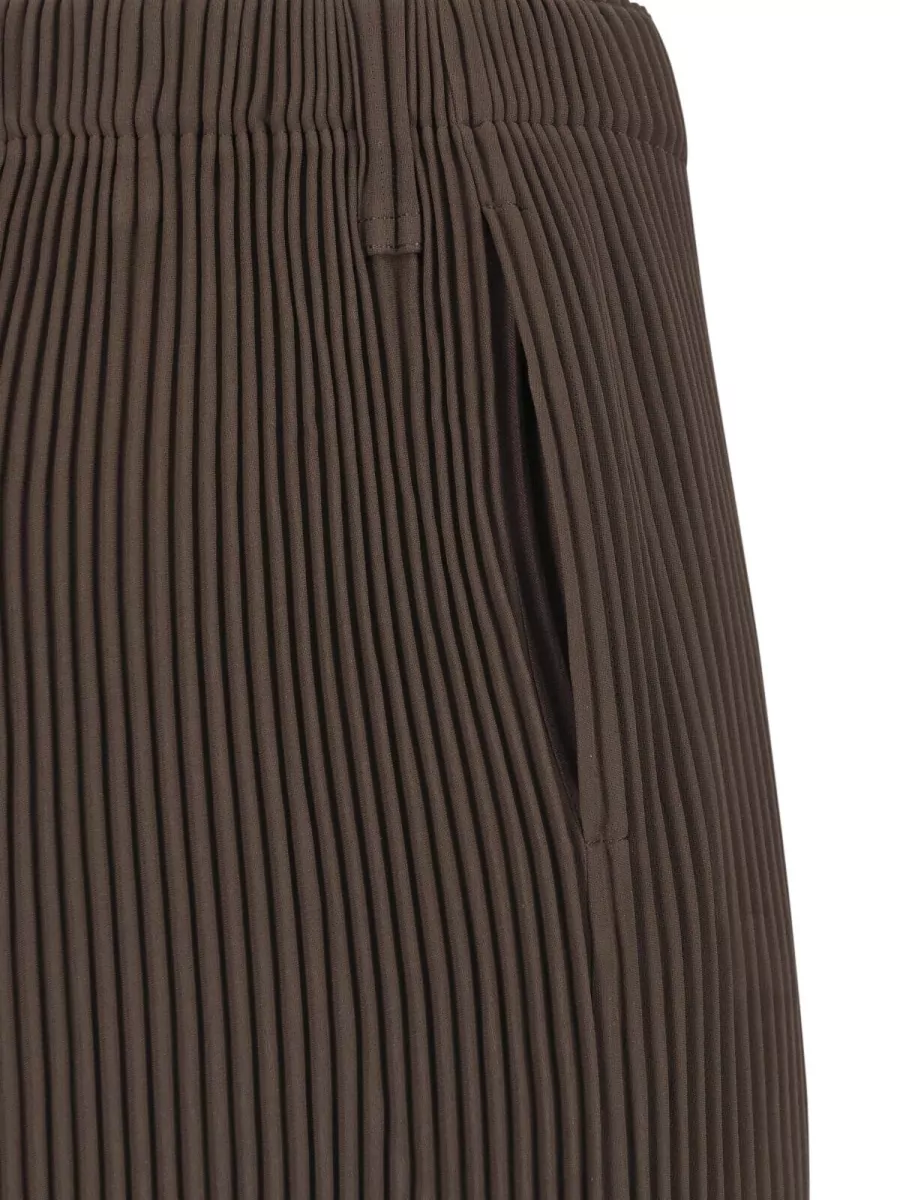 Homme Plisse Issey Miyake Pleated Straight-Leg Trousers