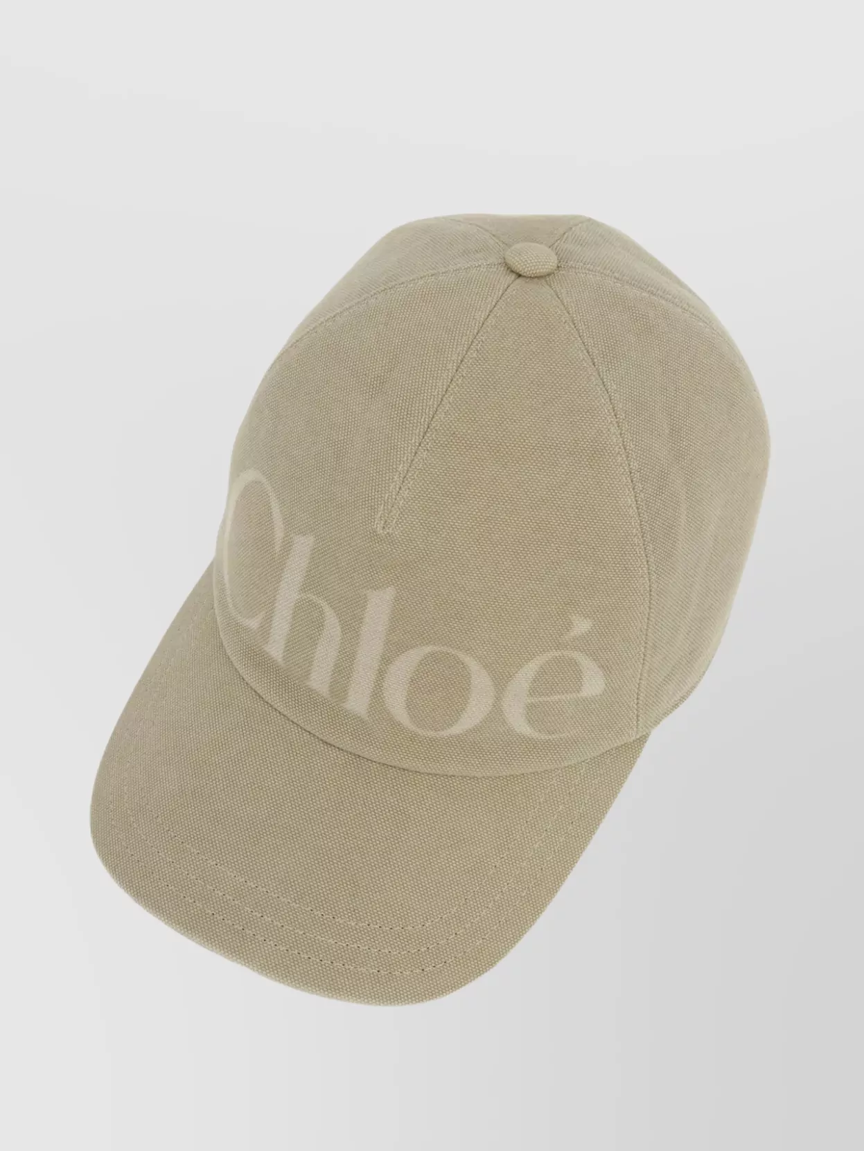 Chloé Cotton Cap Panelled Curved Brim