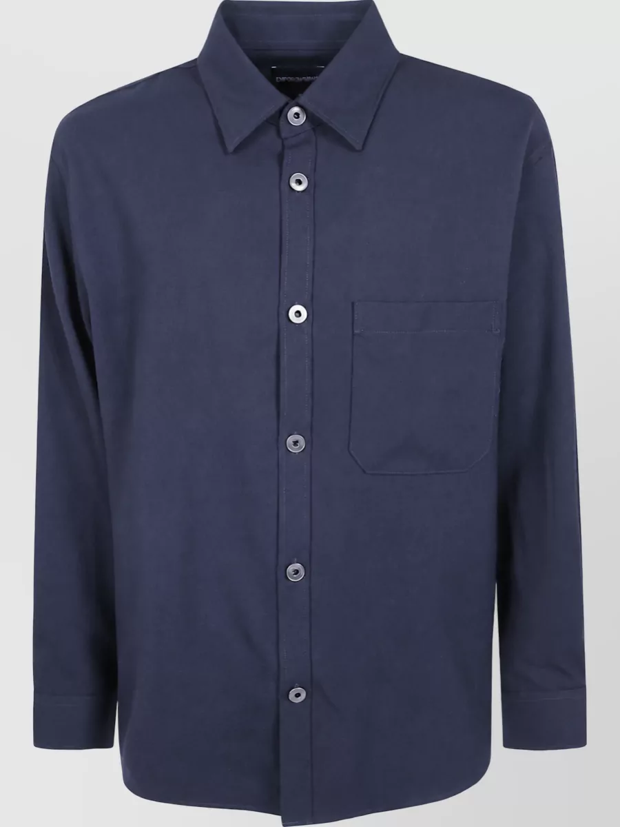 Emporio Armani virgin wool classic shirt