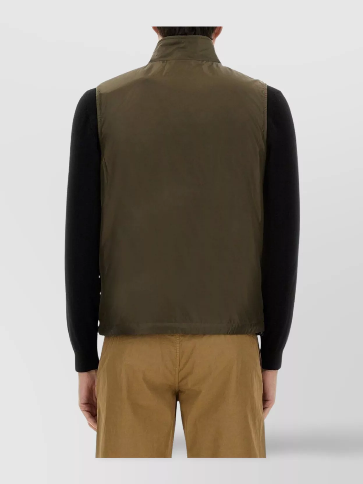 ASPESI "VERNES" SLEEVELESS HIGH COLLAR LIGHTWEIGHT VEST
