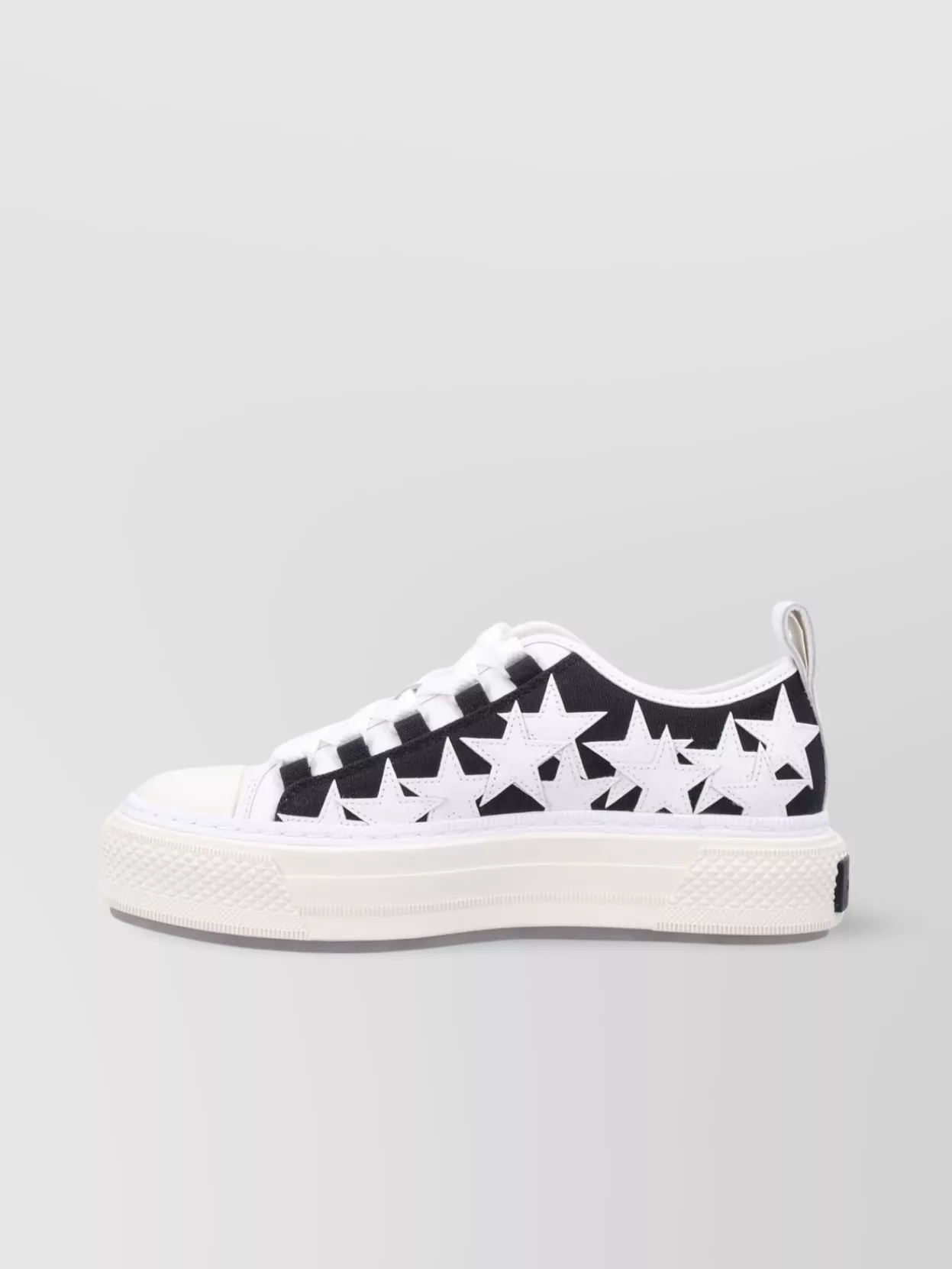 Amiri Star Pattern Rubber Sole Sneakers In White