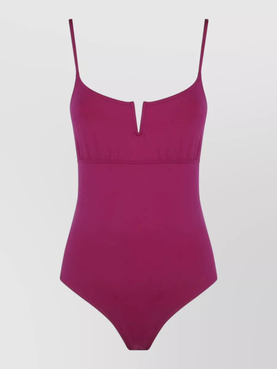 Eres v-neck one-piece swimsuit