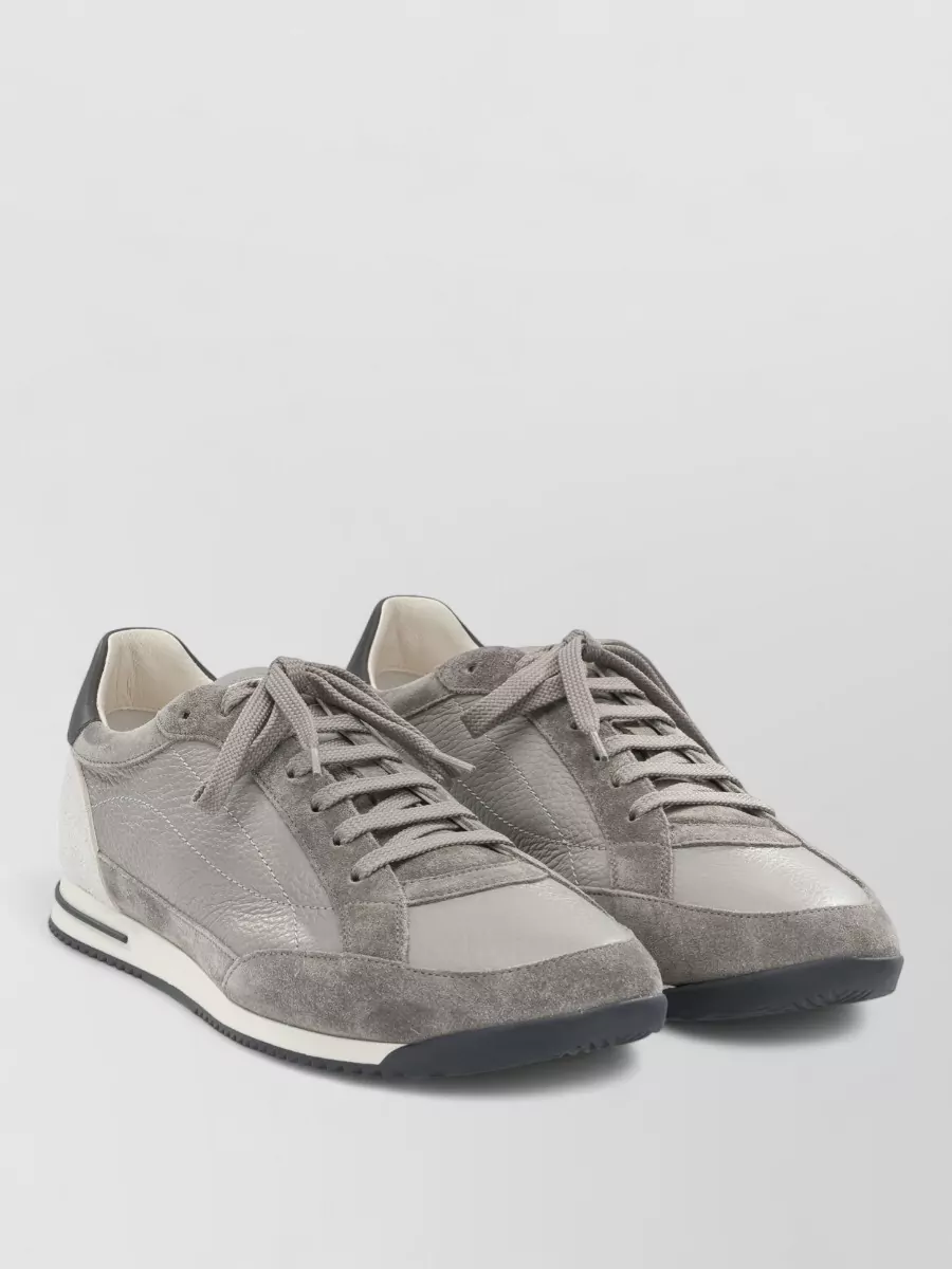 Brunello Cucinelli leather low-top sneakers