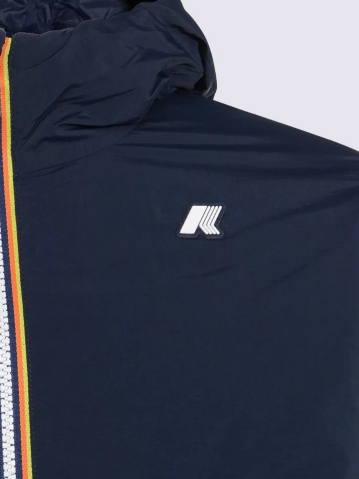 K-Way Hooded Jacket With Side Pockets And Cuffs