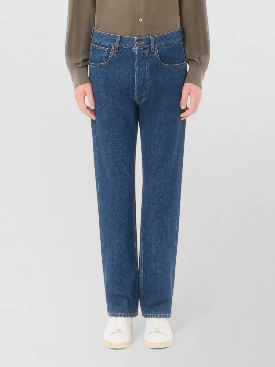 Valentino Denim Straight-Leg Jeans