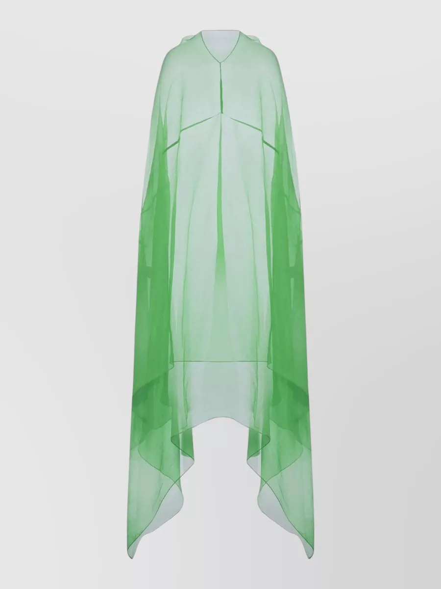 Dries Van Noten Silk Maxi Beach Cover-Up
