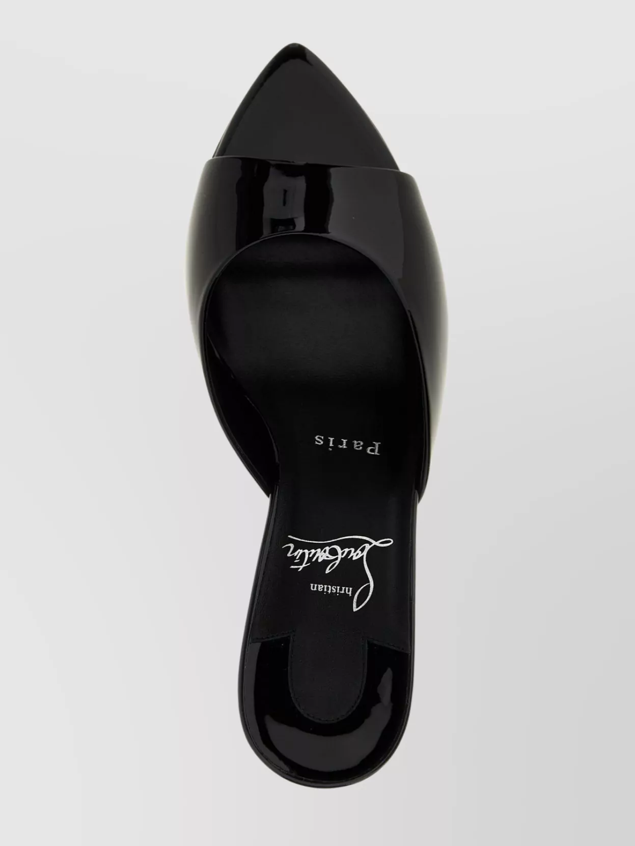 Christian Louboutin 'Z Glossy Pointed Toe Mules'