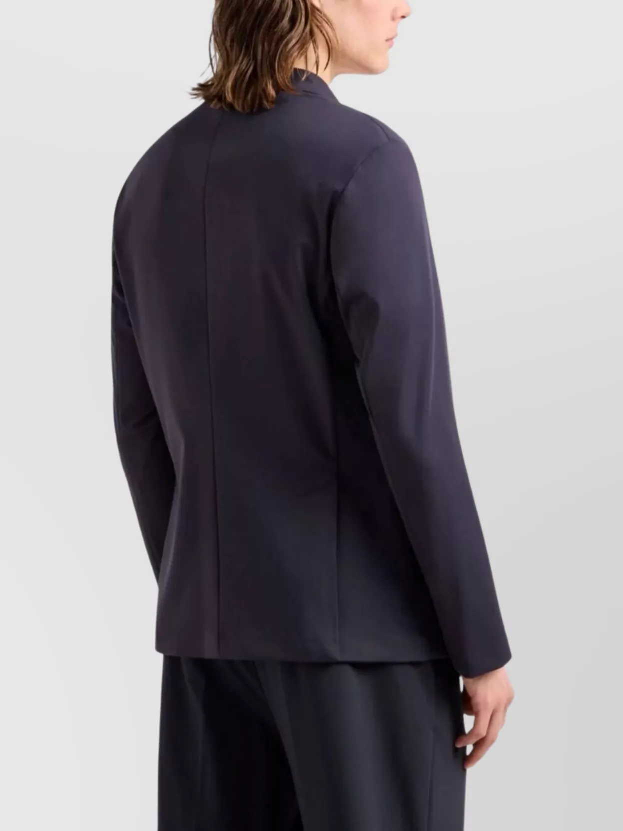 Emporio Armani Single Breasted Jacket With Notch Lapel And Pockets