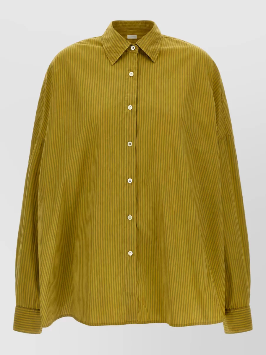 Dries Van Noten striped oversized shirt