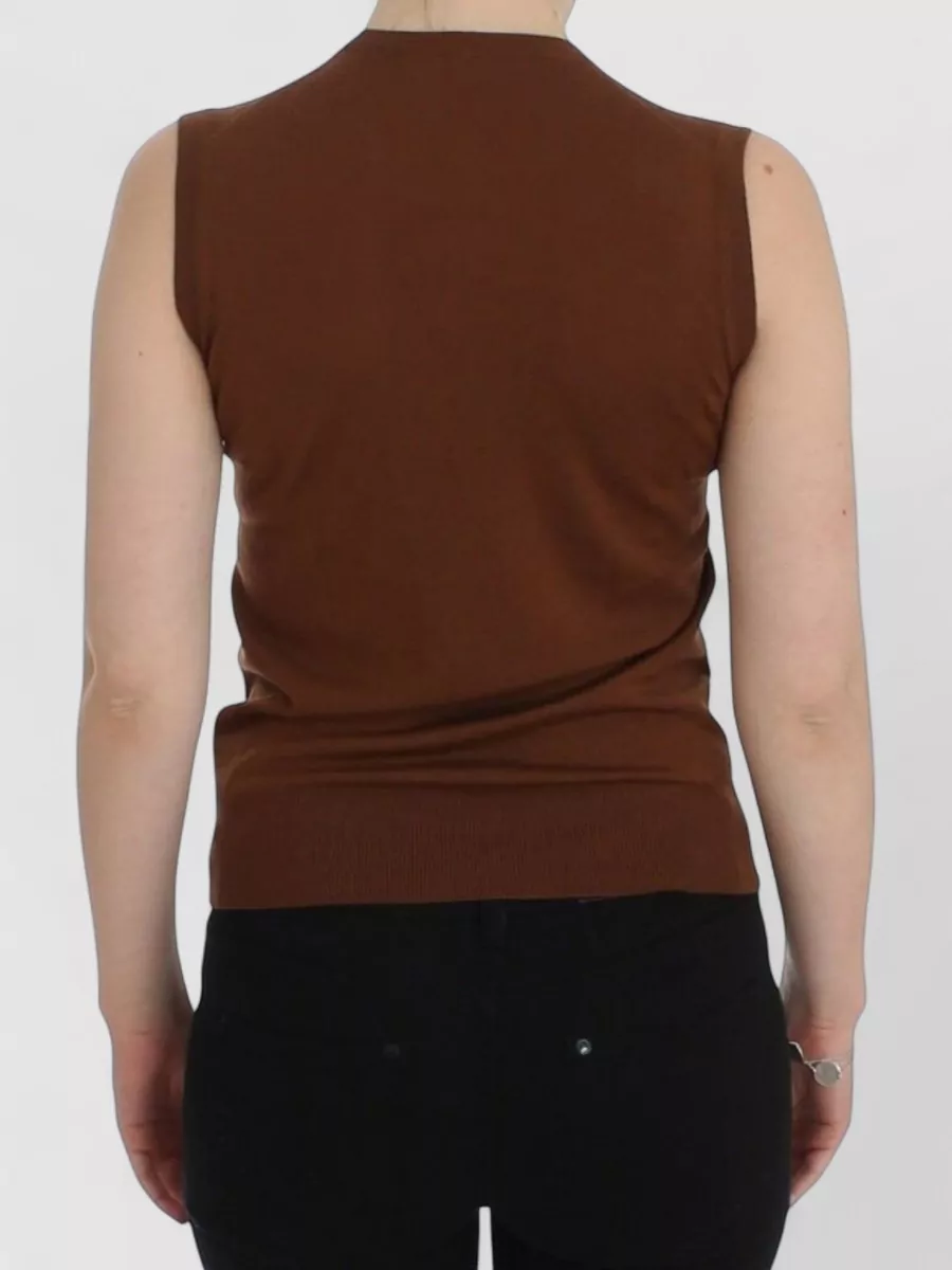 Dolce&Gabbana Lace Knit Sleeveless Top