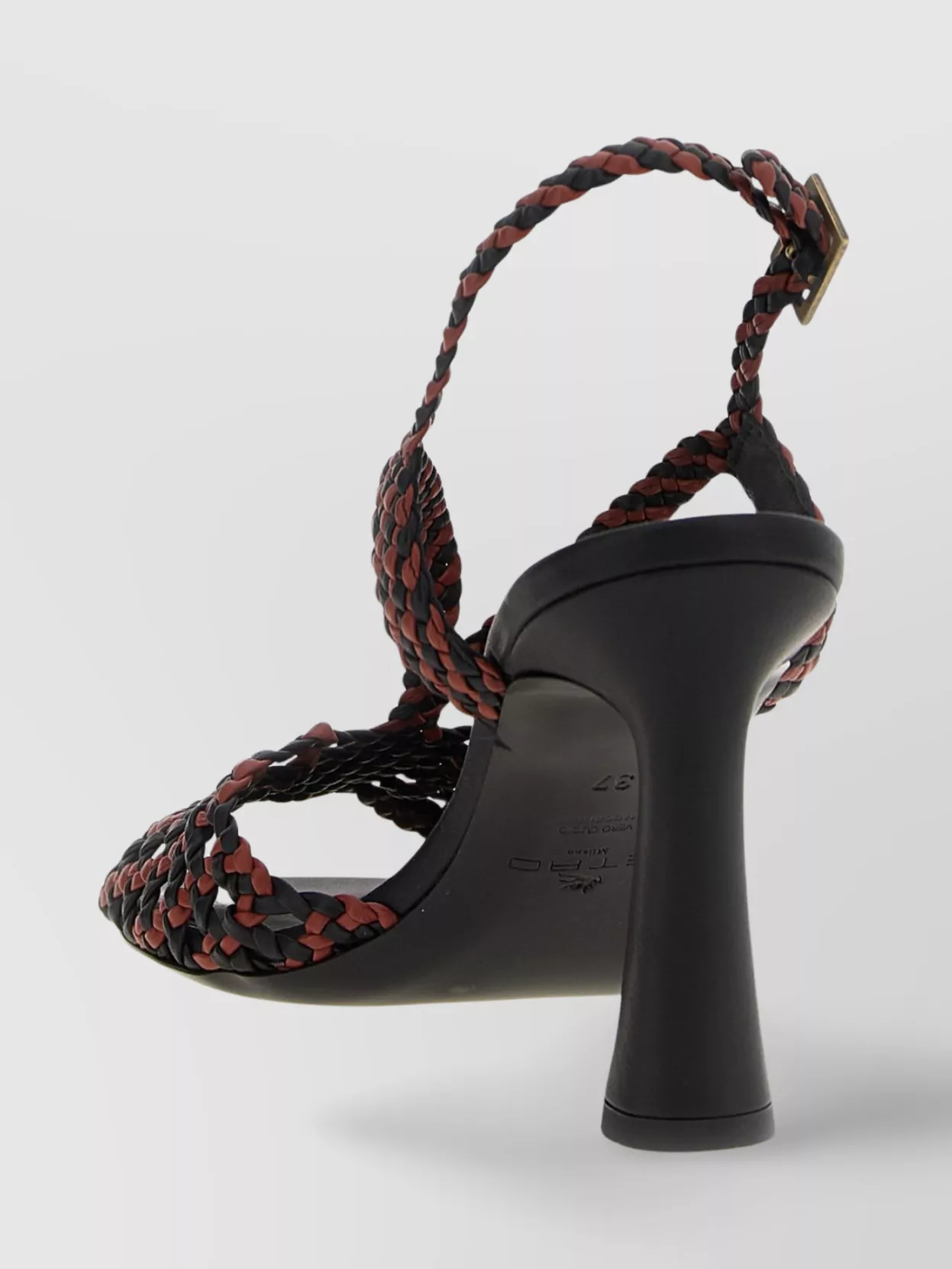 Etro Braided Strappy Sandals Open Toe