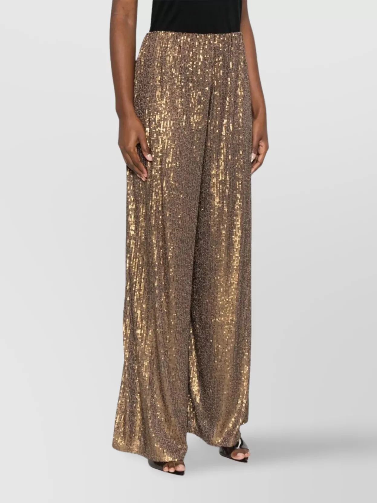 Norma Kamali Relaxed Fit Sequin Sweatpants