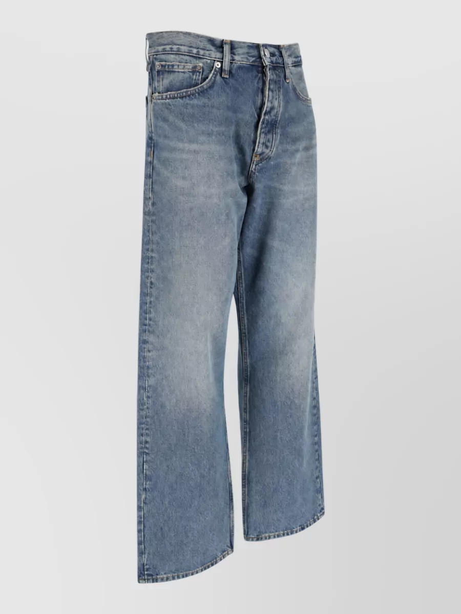 Sunflower Denim Loose-Fit Wide-Leg Trousers