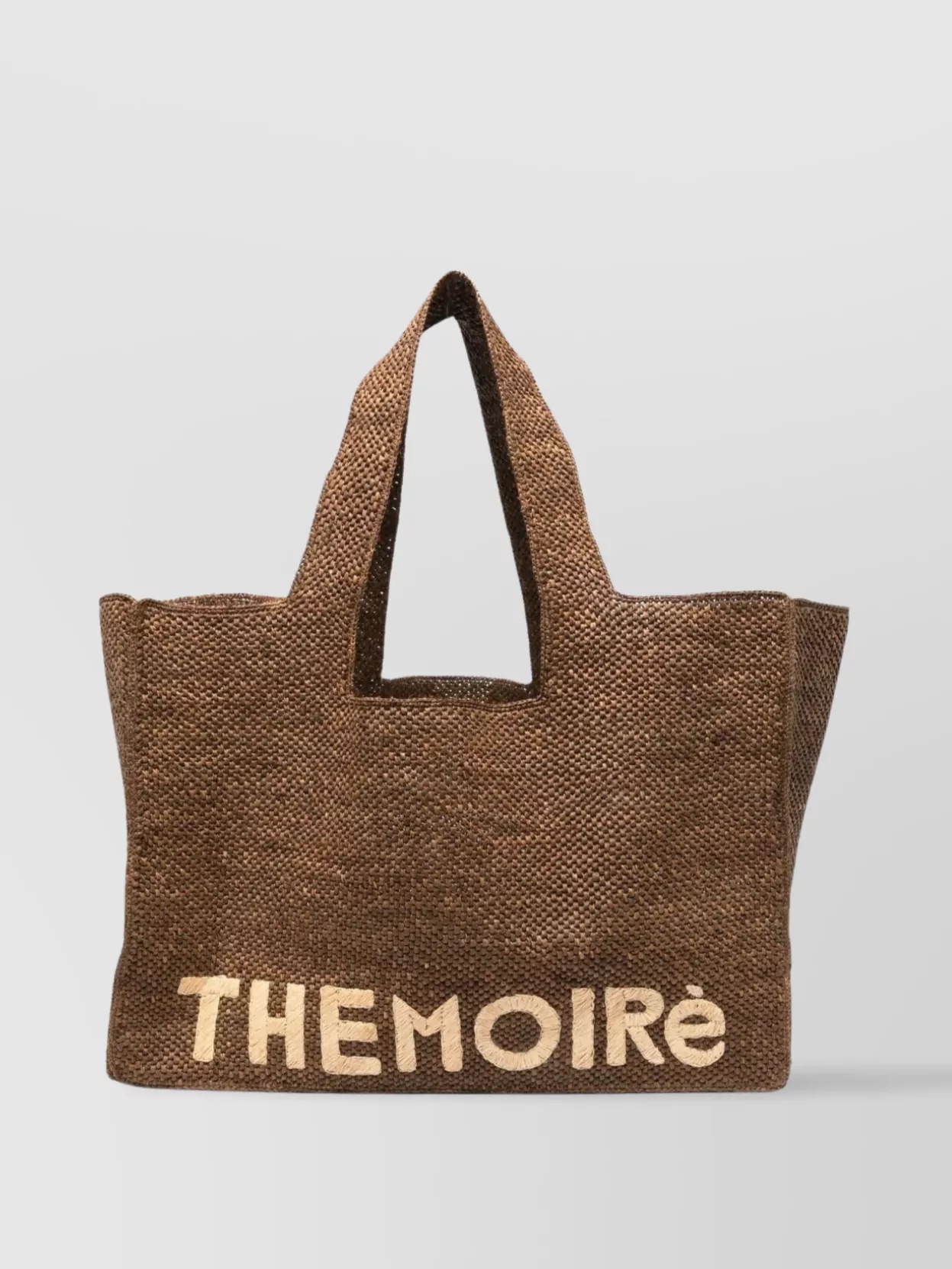 Themoiré Raffia Woven Tote Bag