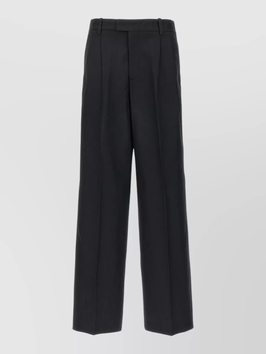 Armarium high-rise pleated wide-leg trousers