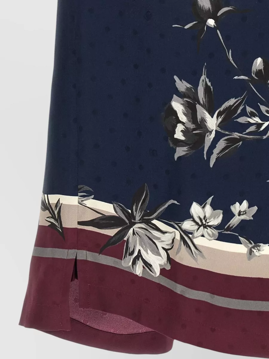 Dolce&Gabbana Silk Printed Short-Sleeve Shirt