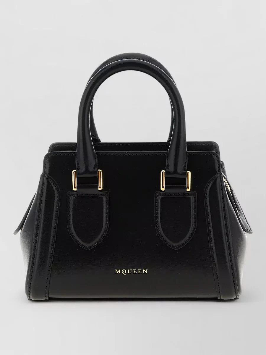 Mc Queen leather mini shoulder bag
