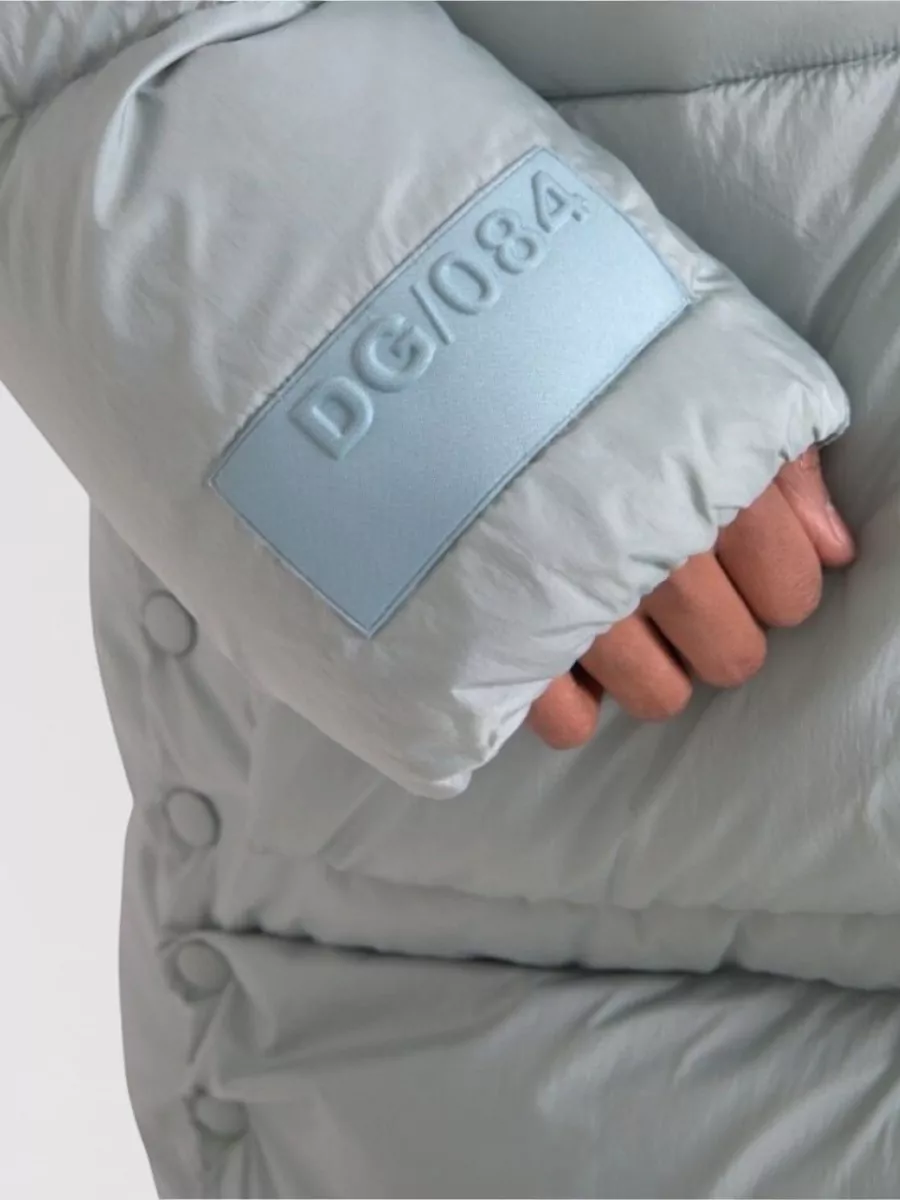 Dolce&Gabbana Nylon Quilted Oversized Hooded Puffer Jacket