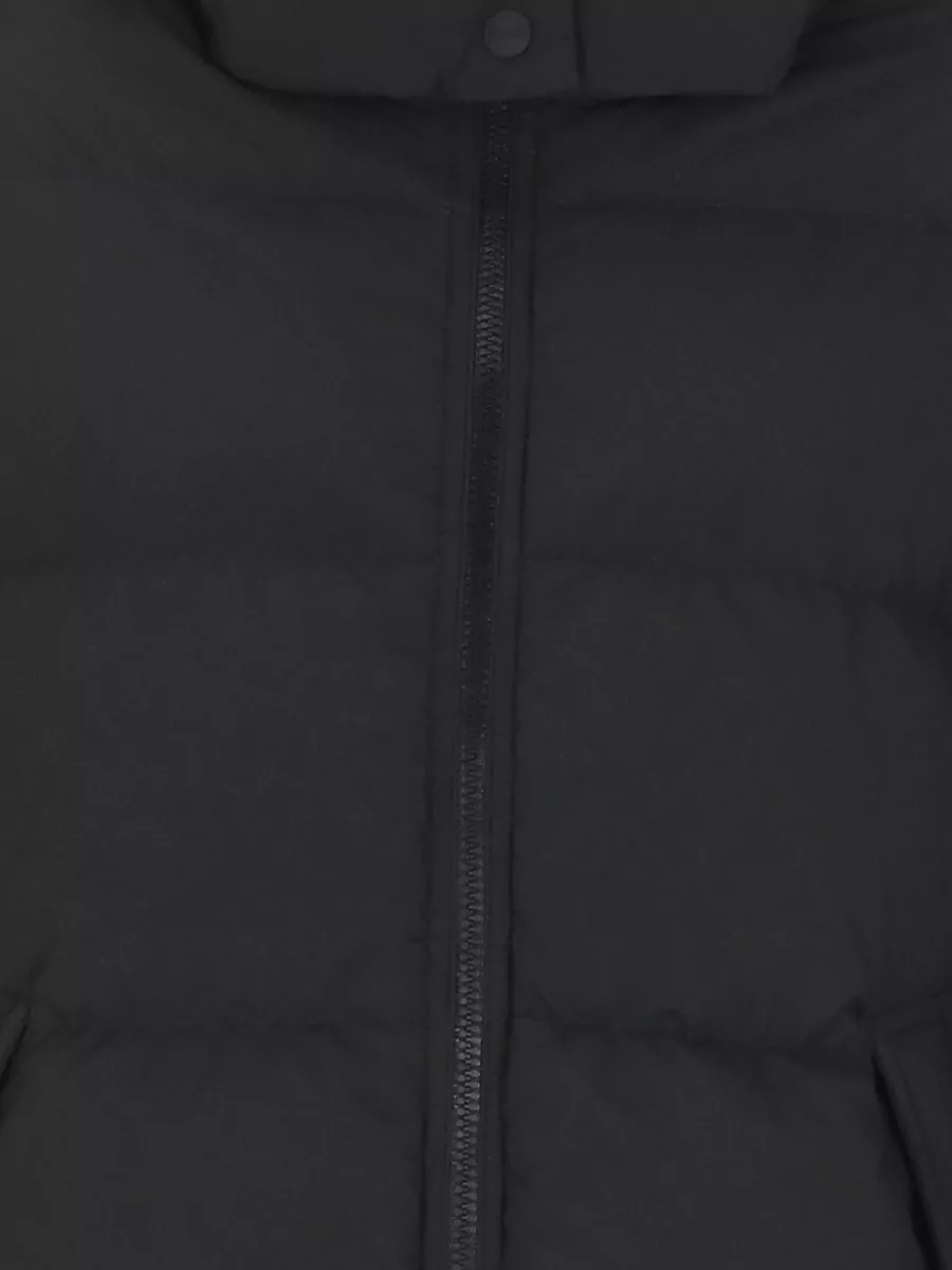 Herno Quilted Down Jacket Detachable Hood Zip Sleeves