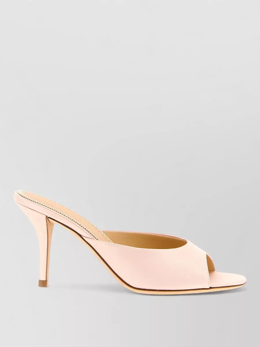 Magda Butrym Silk Satin Mules