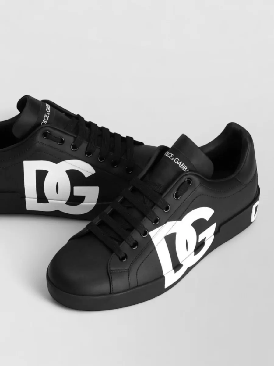 Dolce&Gabbana Leather Low-Top Sneakers