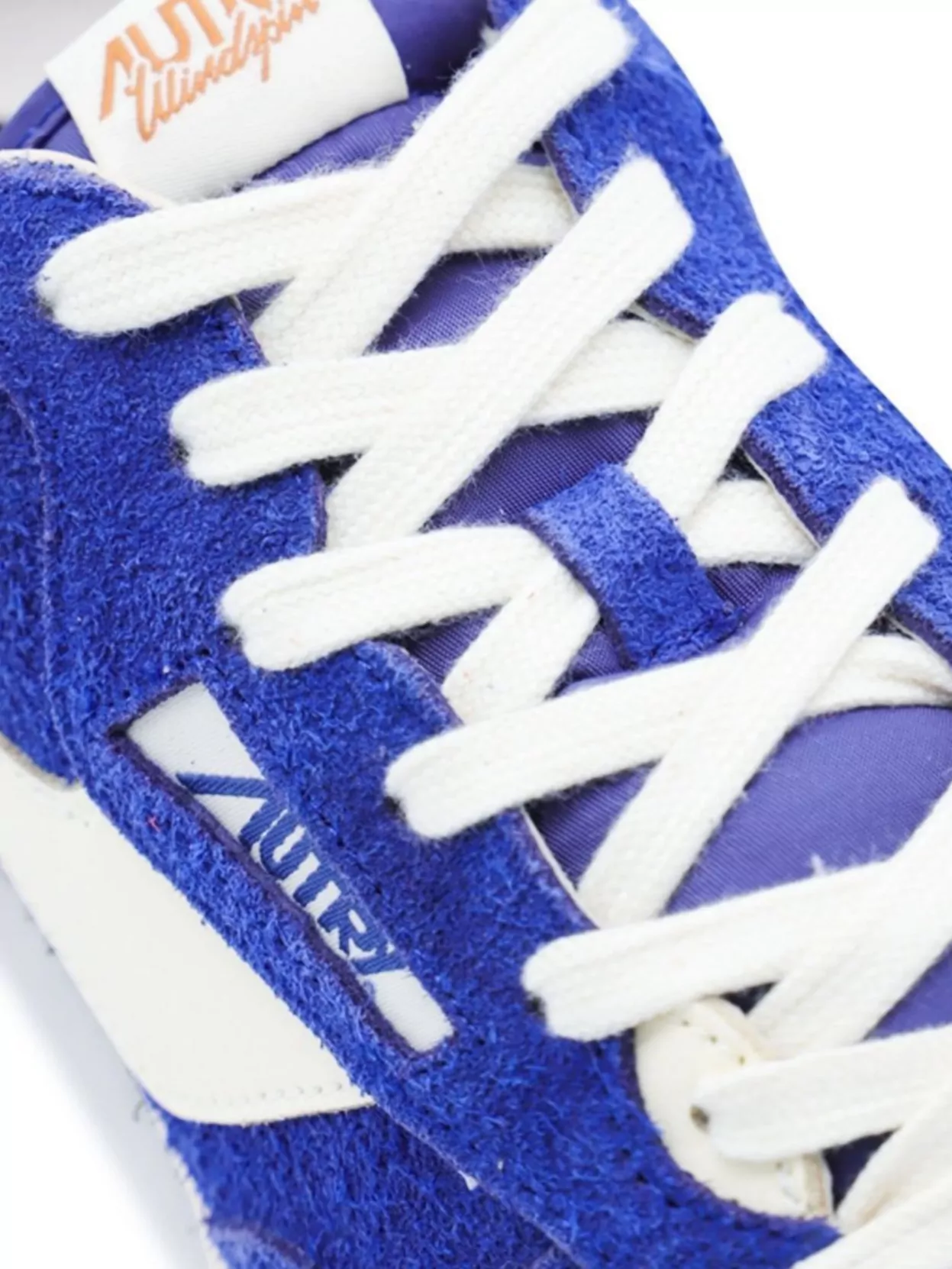 Autry Suede And Leather High Top Sneakers In Blue
