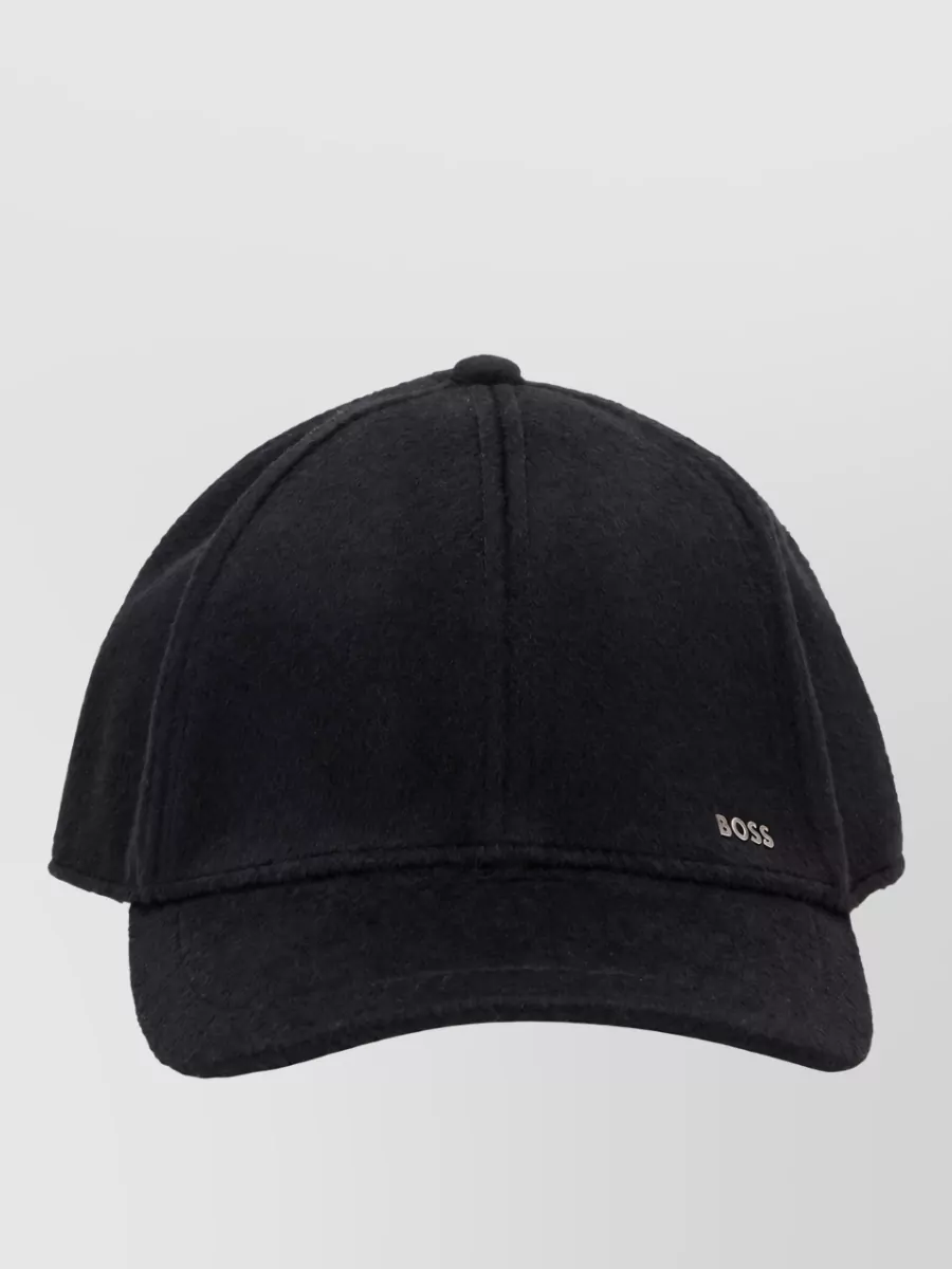Boss wool silk cap