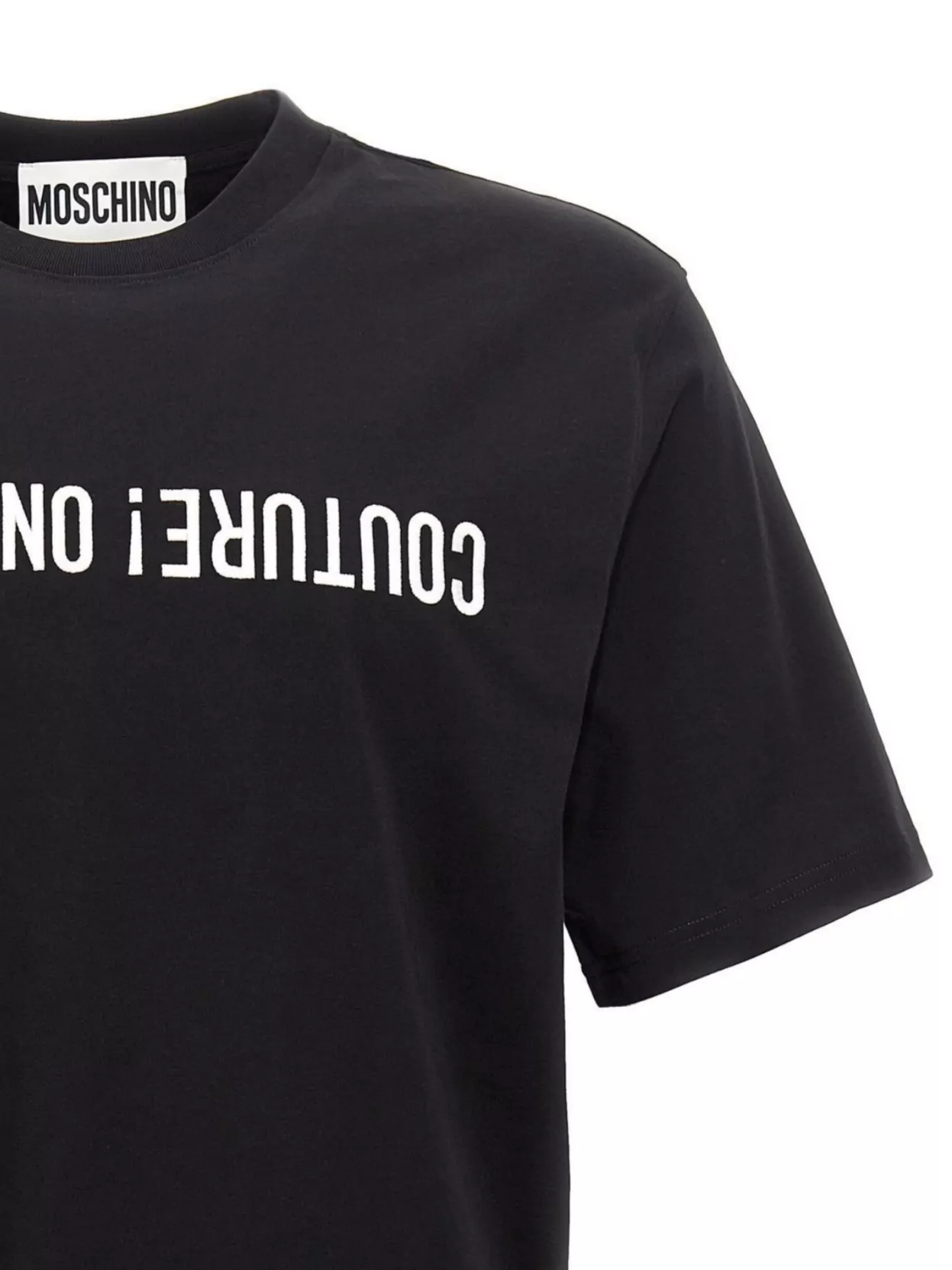 Moschino Embroidered Logo Crew Neck T-Shirt