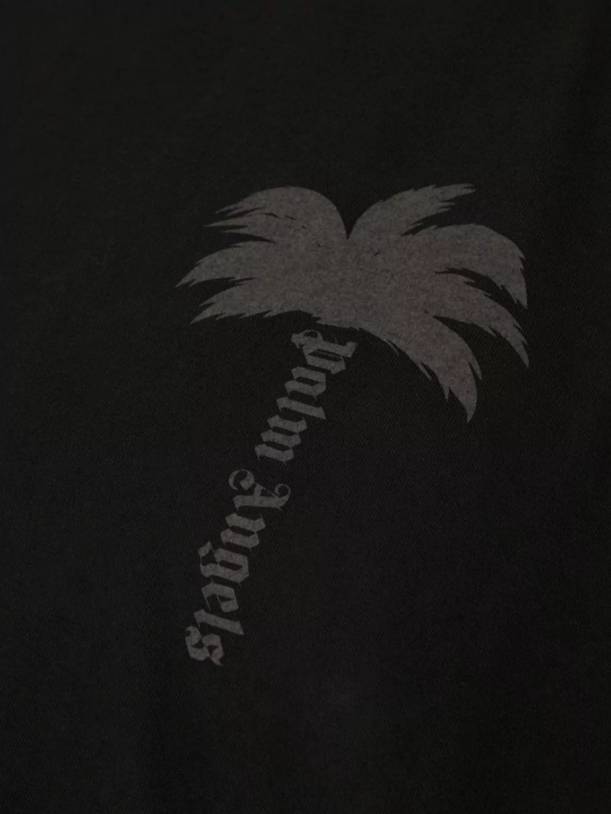 Palm Angels Oversize Crew Neck T-Shirt With Palm Tree Print